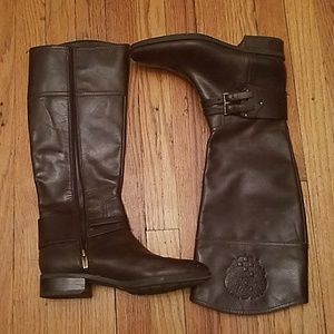 Vince Camuto leather riding boots